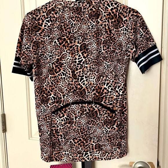Ladies Zoic Cycling Jersey. Amazing Cheetah Print!  Size S. New/wtags - Picture 2 of 11